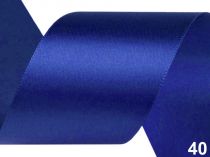 Textillux.sk - produkt Atlasová stuha zväzky po 3 m šírka 50 mm - 40 modrá zafírová