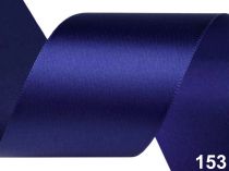Textillux.sk - produkt Atlasová stuha zväzky po 5 m šírka 40 mm - 153 modrá tm.