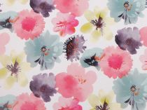 Textillux.sk - produkt Baliaci papier 0,7x2 m - 12 biela kvety