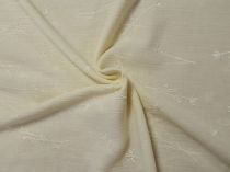 Bavlnená látka vyšívaná kreš, šírka 125 cm