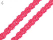 Textillux.sk - produkt Bavlnená čipka paličkovaná šírka 10 mm - 4 ružová korálová