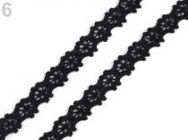 Textillux.sk - produkt Bavlnená čipka paličkovaná šírka 10 mm - 6 čierna