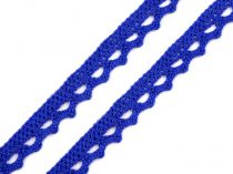Textillux.sk - produkt Bavlnená čipka šírka 11 mm paličkovaná - 6 modrá královská