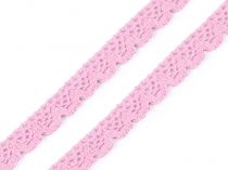 Textillux.sk - produkt Bavlnená čipka šírka 14 mm paličkovaná - 5 pink