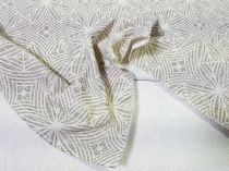 Textillux.sk - produkt Bavlnená hrubá látka krémový vzor 140 cm