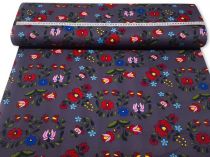 Textillux.sk - produkt Bavlnená krojová látka kvet folklór šírka 140 cm