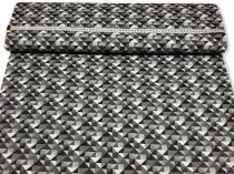 Textillux.sk - produkt Bavlnená látka 3D trojuholníky 140cm