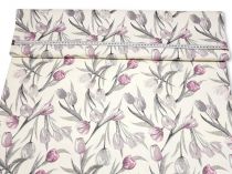 Textillux.sk - produkt Bavlnená látka ako vyšívaný tulipán 145 cm