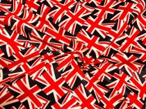 Bavlnená látka anglická vlajka 140 cm