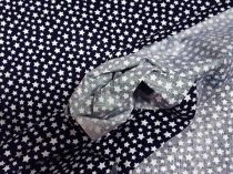 Textillux.sk - produkt Bavlnená látka biele hviezdy 150 cm