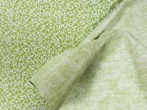 Textillux.sk - produkt Bavlnená látka biely lístoček 140 cm
