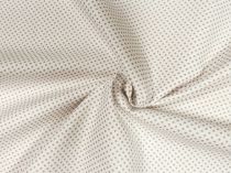 Textillux.sk - produkt Bavlnená látka bodka 1mm 140 cm - 2- šedá bodka 1mm, biela