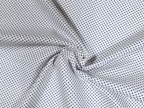 Textillux.sk - produkt Bavlnená látka bodka 1mm 140 cm - 3- modrá bodka 1mm, biela