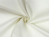 Textillux.sk - produkt Bavlnená látka bodka 1mm 140 cm - 4- svetlozelená bodka 1mm, biela