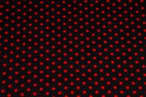Textillux.sk - produkt Bavlnená látka bodka 6 mm šírka 140 cm - 9-456 červená bodka, čierna