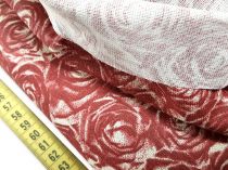 Textillux.sk - produkt Bavlnená látka bordó plná ruža šírka 140 cm