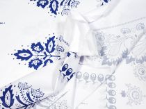 Textillux.sk - produkt Bavlnená látka bordúra s listami 150 cm