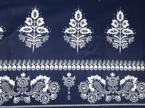 Textillux.sk - produkt Bavlnená látka bordúra s listami 150 cm