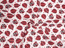 Textillux.sk - produkt Bavlnená látka červené lienky 140 cm