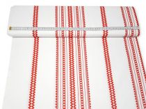 Textillux.sk - produkt Bavlnená látka červený vzor 150 cm