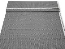 Textillux.sk - produkt Bavlnená látka čierny kosoštvorec s bodkou 140 cm