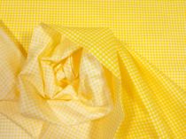 Textillux.sk - produkt Bavlnená látka drobná žltá kocka 140 cm