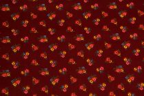 Textillux.sk - produkt Bavlnená látka drobný farebný kvietok 140 cm - 3-1170 červená