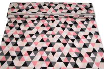 Textillux.sk - produkt Bavlnená látka - farebné trojuholníky 160 cm