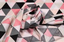Textillux.sk - produkt Bavlnená látka - farebné trojuholníky 160 cm