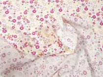 Textillux.sk - produkt Bavlnená látka fialové kvetinky 140 cm