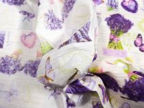 Textillux.sk - produkt Bavlnená látka fialový svet-levanduľa 140 cm