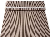 Textillux.sk - produkt Bavlnená látka hnedý pásik 140 cm