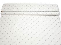 Textillux.sk - produkt Bavlnená látka hviezda 15 mm šírka 140 cm