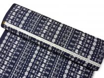 Textillux.sk - produkt Bavlnená látka krojová drobný vzor Čičmany šírka 140 cm - 3- 1538 drobné Čičmany, tm. modrá