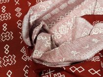 Textillux.sk - produkt Bavlnená látka krojová velký vzor Čičmany šírka 140 cm