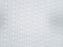 Textillux.sk - produkt Bavlnená látka kvet na vlnovke 150 cm - 2-365 kvet na vlnovke, šedá