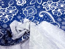 Textillux.sk - produkt Bavlnená látka kvety na pavučinke 160 cm