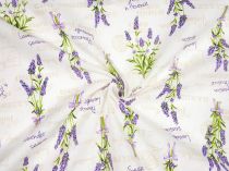 Bavlnená látka Lavender Season 145 cm