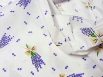 Textillux.sk - produkt Bavlnená látka levanduľa kytička šírka 140 cm