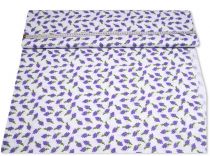 Textillux.sk - produkt Bavlnená látka levandulové  kytičky140 cm 
