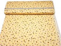 Textillux.sk - produkt Bavlnená látka margarétka s včielkou 150 cm