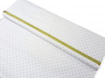 Textillux.sk - produkt Bavlnená látka mini bodky 6 mm šírka 140 cm - 10- 363 sivá bodka, biela