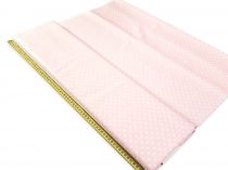 Textillux.sk - produkt Bavlnená látka mini bodky 6 mm šírka 140 cm - 4- 1106 biele bodky, ružová