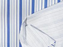 Textillux.sk - produkt Bavlnená látka modrý nepravidelný pásik 140 cm