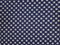 Textillux.sk - produkt Bavlnená látka morská hviezdica 145 cm - 2-1537 biela hviezdica,modrá