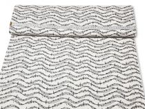 Textillux.sk - produkt Bavlnená látka noty ako vlny 140 cm