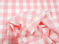 Textillux.sk - produkt Bavlnená látka obojstranná ružové káro 140 cm