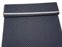 Textillux.sk - produkt Bavlnená látka rifľovina s bodkou 150 cm