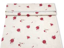 Textillux.sk - produkt Bavlnená látka ruža na jemnom podklade 140 cm