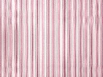 Bavlnená látka ružové pásiky 140 cm